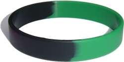 200 CUSTOM SILICONE BANDS  WRISTBANDS WITH A MESSAGE  