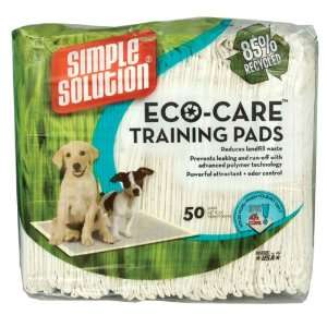   : Simple Solution ECO CARE Puppy Training Pads, 50 Pads: Pet Supplies