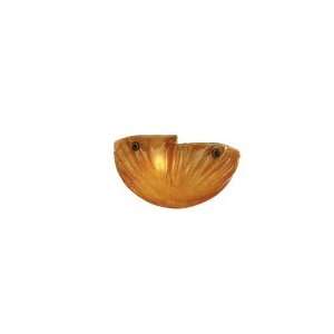    FLAME Tribecca 1 Light Wall Sconce in Escalante with Flame glass