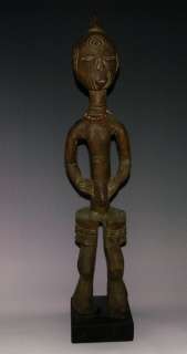 African YACUBA or DAN Carved Standing Man Figure Africa  
