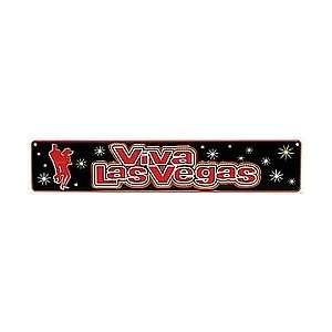  Viva Las Vegas Metal Street Sign 5 x 24 inches Health 