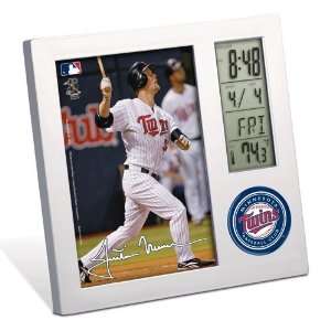  MLB Justin Morneau Desk Clock