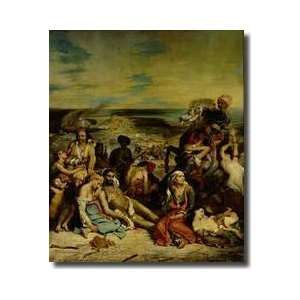  Scenes From The Massacre Of Chios 1822 Giclee Print: Home 