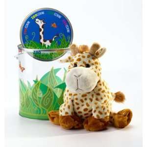  Giraffe Plush Stuffed Animal in Gift Bucket Toys & Games