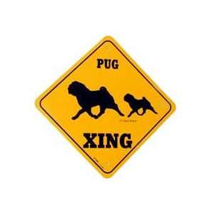  Pug Crossing Dog Sign: Patio, Lawn & Garden