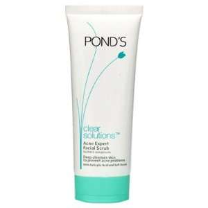  Ponds Clear Solutions Ance Expert Facial Scrub Foam 100g 