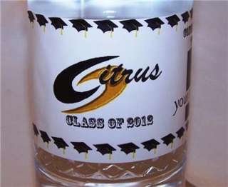 60 GRADUATION WATER BOTTLE LABELS/PERSONALIZED/WATER PROOF/ W YOUR 
