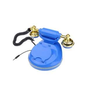   Blue Retro Telephone Handset For Apple iPhone 3G 3GS 4 4S Electronics