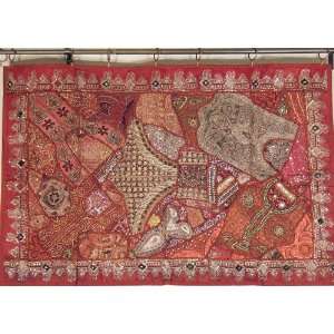   Vintage Traditional Ethnic Room Decor in Russet