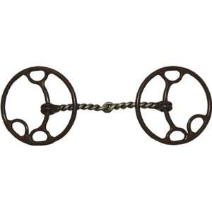 : Barrel Collection Antique Twisted Snaffle Lifter Ring Bit   Antique 