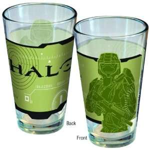 Halo Master Chief Spartan Pint Glass Cup 