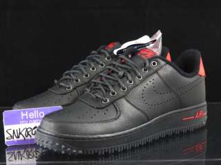 487970 100 Nike Air Force 1 Lebron Black Red SZ 9.5 10.5 mag jordan sb 