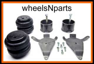   CHEVY S10 BLAZER FRONT SUSPENSION BRACKETS & AIR BAGS KIT System Ride