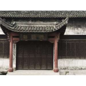Doorway, Cheng Kan Village, Anhui Province, China, Asia Photographic 