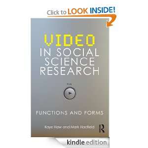 Video in Social Science Research Functions and Forms [Kindle Edition 