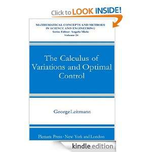 Calculus of Variations and Optimal Control 24 (Mathematical Concepts 