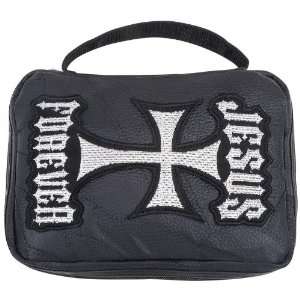 Embassy Leather Bible Cover W/ Patches Electronics