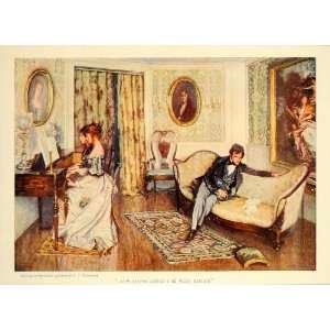   Victorian Women Piano Print   Original Color Print