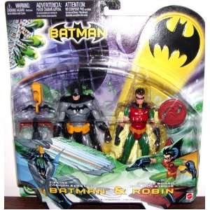   Batman Zip Line and Battle Board Robin 2 pack Mattel 2003 Toys