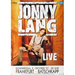  Jonny Lang   Live 1997   CONCERT   POSTER from GERMANY 
