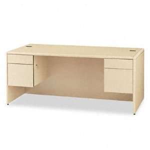  HON 10700 Desk with 3/4 Height Double Pedestals, 72w x 36d 