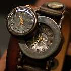 vintage brass color fashion women wrist watch CROW made to order 