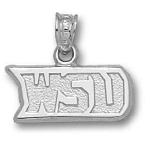  Wright State University WSU Pendant (Silver) Sports 