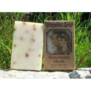  Vermont Soap Organics   Rosemary Herb 3.5 Oz Bar Soap 