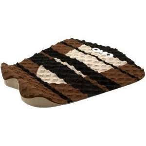   ALEX GRAY Surfing Traction Pad in Black Brown Tan