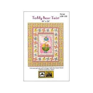  QuiltWoman Teddy Bear Twist Pattern Arts, Crafts 