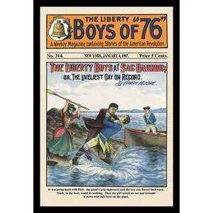  Paper poster printed on 20 x 30 stock. Liberty Boys of 76 