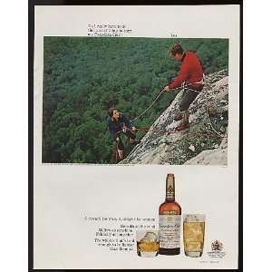   Canadian Club Whisky Mountain Climbers Print Ad (8209)