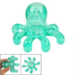  Rosallini Plastic Clear Teal Green Octopus Massager Full 