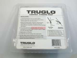 New Truglo CENTRA PEEP bow sight in line tube archery  