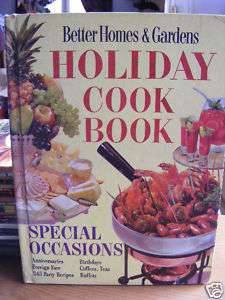 BETTER HOMES & GARDENS HOLIDAY COOK BOOK   1968  