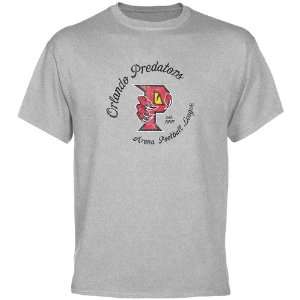 Orlando Predators Ash Circle Script T shirt