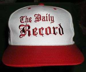 The Daily Record Wooster, Ohio Newspaper Hat NEW  