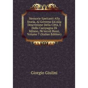   , Nesecoli Bassi, Volume 7 (Italian Edition) Giorgio Giulini Books