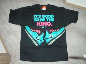 NEW NIKE LEBRON ITS GOOD TO BE THE KING SHIRT MIAMI south beach pre 