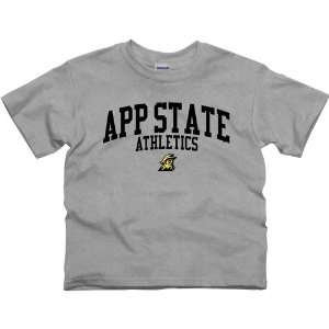   Appalachian State Mountaineers Youth Athletics T Shirt   Ash: Sports