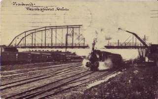 Postcard 179136 Train Tracks Montpelier OH  