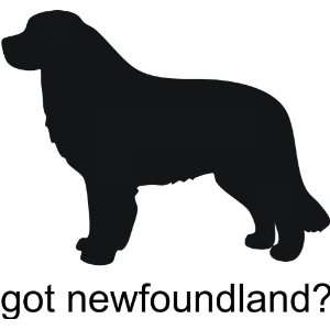 Got newfoundland   Removeavle Vinyl Wall Decal   Selected Color Black 