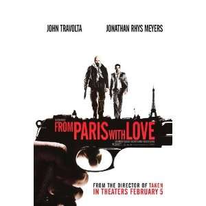  From Paris with Love Original 27x41 Movie Poster