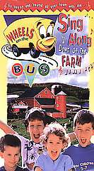 Wheels On The Bus Sing Along Down On The Farm VHS, 2002, Clamshell 