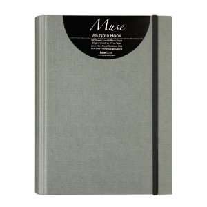 Grandluxe Muse A6 Note Book Grey, 120 Sheets, 5.8 x 4.1 
