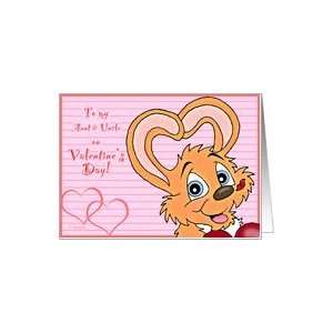  Valentines Bunny   For Aunt & Uncle Card Health 