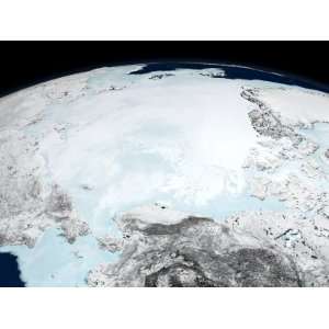  Arctic Sea Ice, March 10, 2008 Premium Poster Print by 