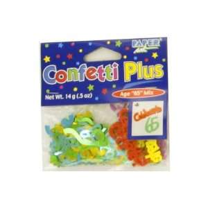  65th birthday confetti   Pack of 24: Kitchen & Dining