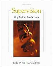 Supervision Key Link to Productivity, (0072415940), Leslie W. Rue 