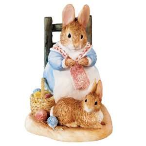   Mrs. Rabbit and Flopsy Bunny Figurine 3 by Gund
